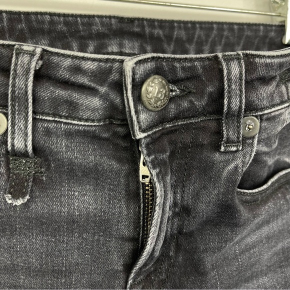 R13 Alison Skinny Mid Rise Jeans in Dark Moon Black Italy R13W0005-556 Size 26 - Picture 11 of 16